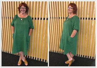 Last green Mollie linen dresses ...