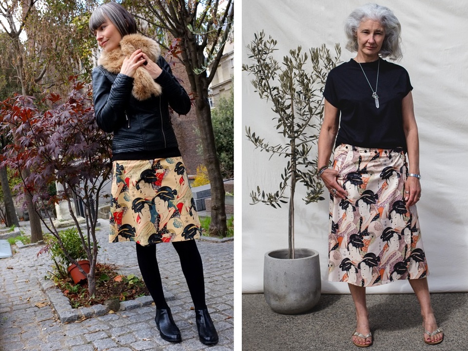 summer and winter style cotton skirts